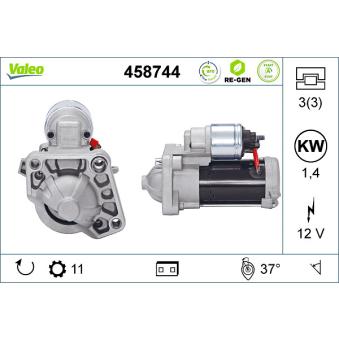 Démarreur VALEO 458744