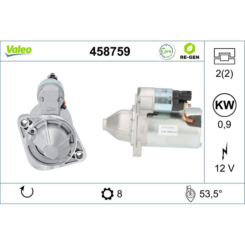 Démarreur VALEO 458759 - Visuel 1