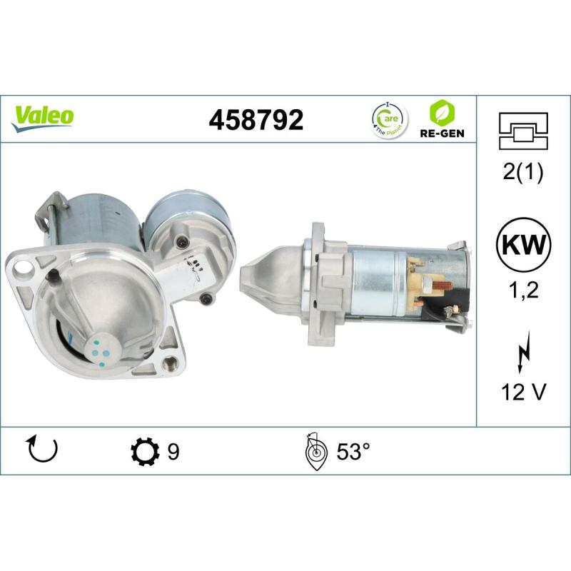 Démarreur VALEO 458792 - Visuel 1