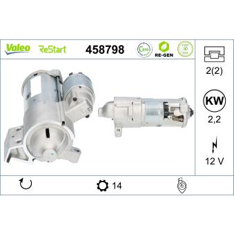 Démarreur VALEO 458798
