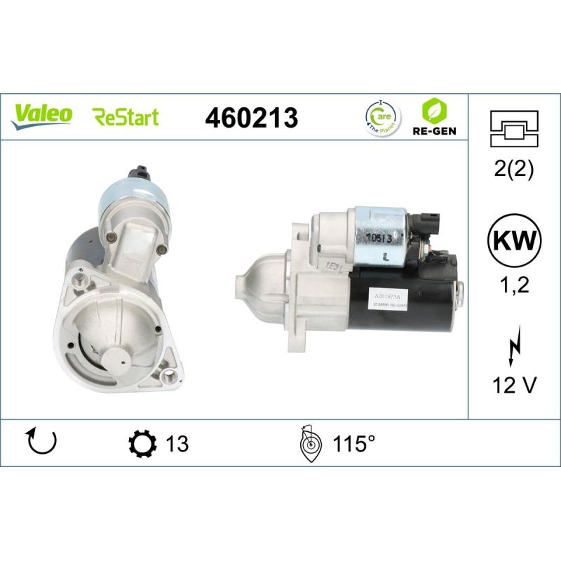 Démarreur VALEO 460213 - Visuel 1