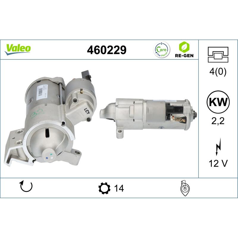 Démarreur VALEO 460229 - Visuel 1
