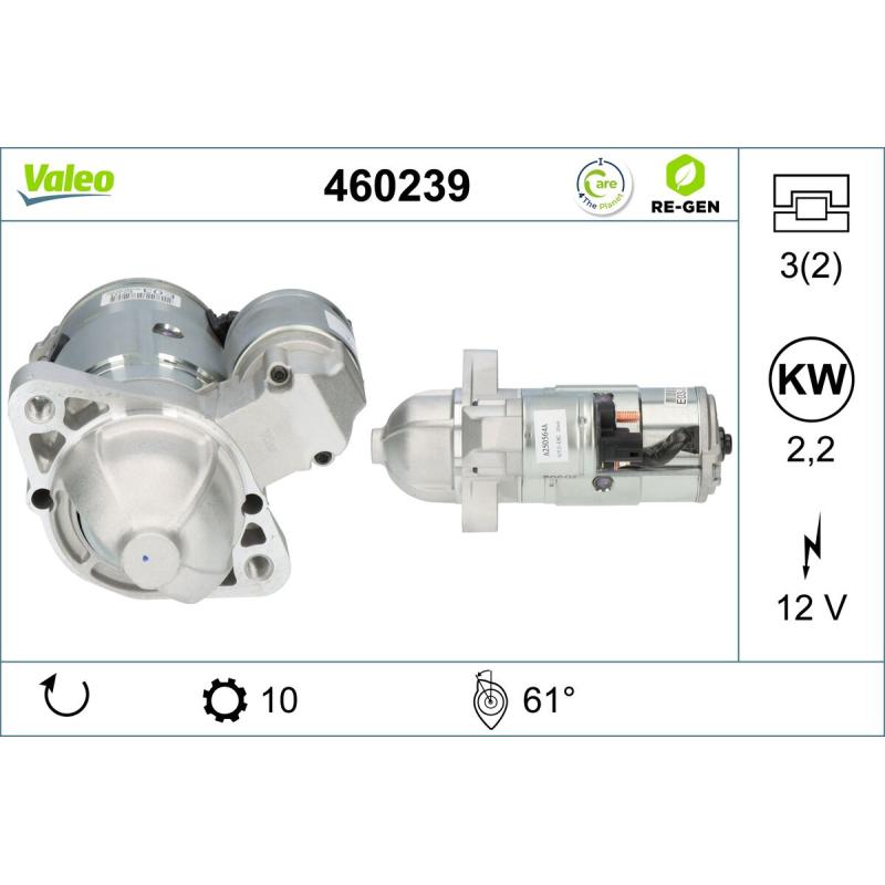 Démarreur VALEO 460239 - Visuel 1