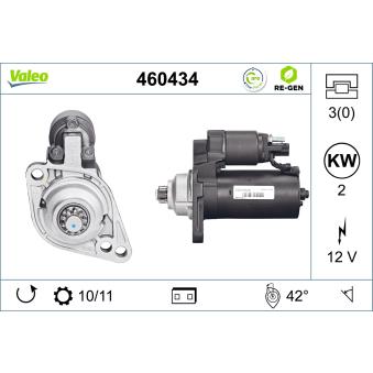 Démarreur VALEO OEM 02Z911024J