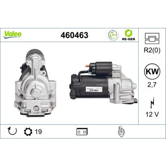 Démarreur VALEO OEM 2S7T11000DA