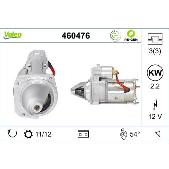 Démarreur VALEO OEM 580285 Démarreur VALEO OEM 580285