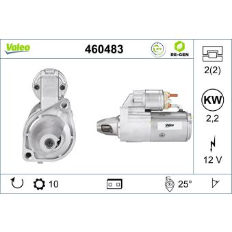 Démarreur VALEO OEM 4801472AA