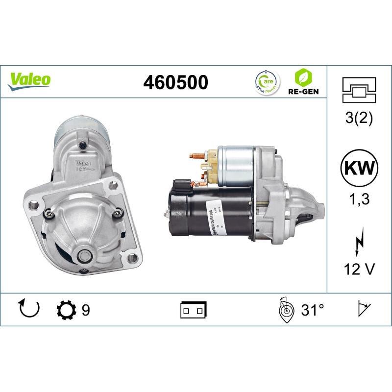 Démarreur VALEO 460500 - Visuel 1