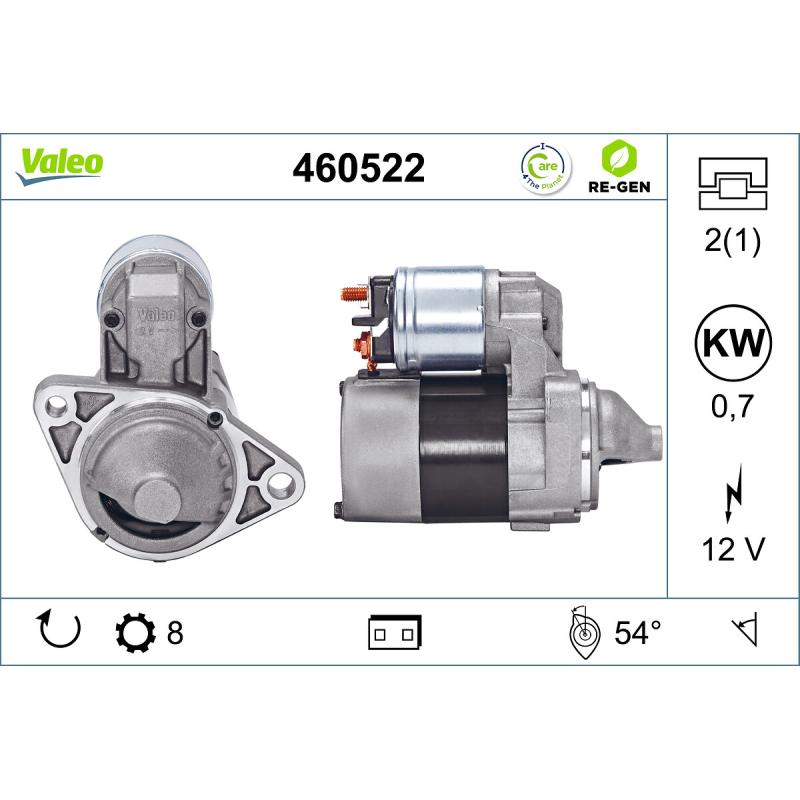 Démarreur VALEO 460522 - Visuel 1