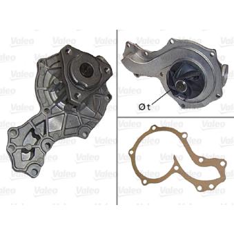 Pompe à eau VALEO 506066 pour OPEL VIVARO 1.5 - 75cv