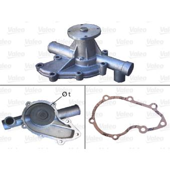 Pompe à eau VALEO 506069 pour HYUNDAI I10 320/6 - 122cv