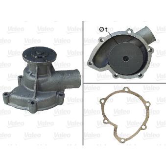 Pompe à eau VALEO 506070 pour IVECO DAILY 630 CS - 184cv