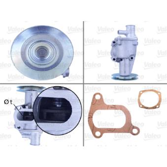 Pompe à eau VALEO OEM 71737961