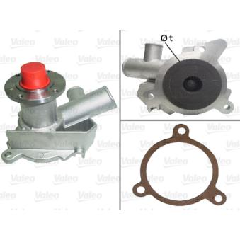 Pompe à eau VALEO 506141 pour HYUNDAI I10 320/6 - 122cv