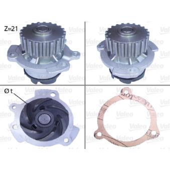 Pompe à eau VALEO OEM 21091307010