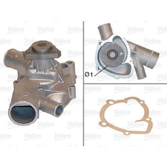 Pompe à eau VALEO 506186 pour AUDI 90 2.0 - 115cv