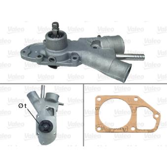 Pompe à eau VALEO 506247 pour PEUGEOT 504 1.9 D - 56cv