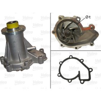 Pompe à eau VALEO 506307 pour CITROEN C3 E 220 D - 95cv