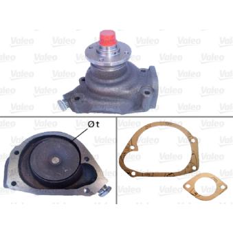 Pompe à eau VALEO OEM 741001040