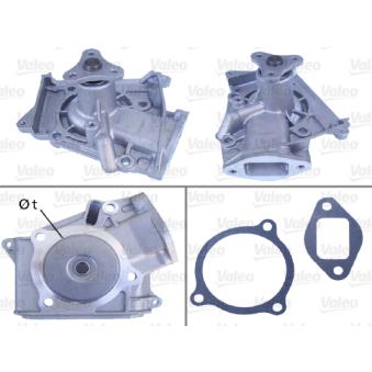 Pompe à eau VALEO 506399 pour SKODA KODIAQ 1.6 GT - 86cv