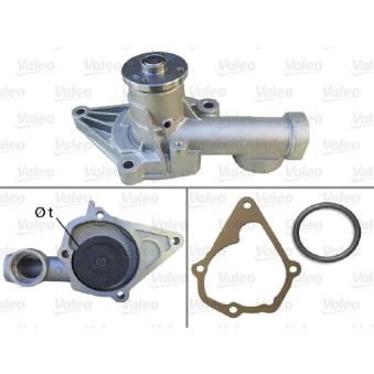 Pompe à eau VALEO 506406 pour MITSUBISHI LANCER 1.5 12V - 90cv