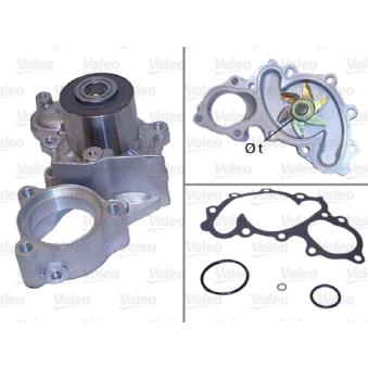 Pompe à eau VALEO 506543 pour SEAT Mii 2.0 D - 72cv