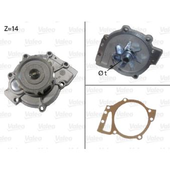 Pompe à eau VALEO OEM 9496429 Pompe à eau VALEO OEM 9496429