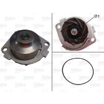 Pompe à eau VALEO OEM 46515971 Pompe à eau VALEO OEM 46515971