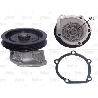 Pompe à eau VALEO 506610 pour LAND ROVER FREELANDER 1.4 - 86cv