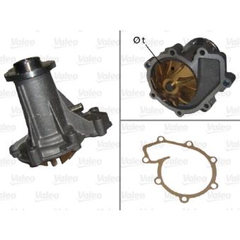 Pompe à eau VALEO OEM A6052000820 Pompe à eau VALEO OEM A6052000820