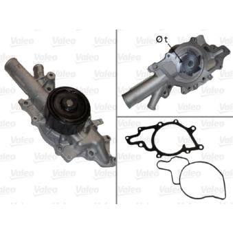 Pompe à eau VALEO 506676 pour CUPRA ATECA E 270 CDI - 163cv