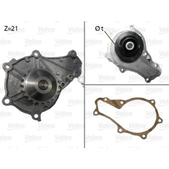 Pompe à eau VALEO OEM 2S6Q8591AC