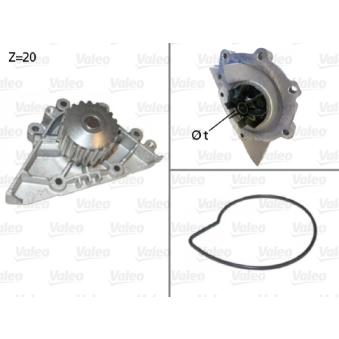 Pompe à eau VALEO 506720 pour PORSCHE 928 2.2 - 158cv