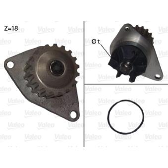 Pompe à eau VALEO OEM 1609417180