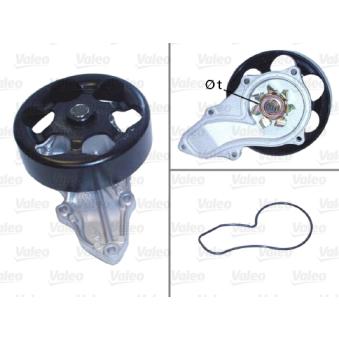 Pompe à eau VALEO 506810 pour HONDA CR-V 2.0 - 150cv