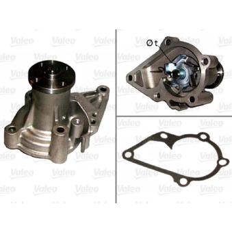 Pompe à eau VALEO 506813 pour HYUNDAI ELANTRA 1.6 - 107cv