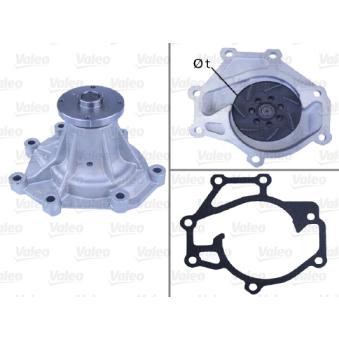 Pompe à eau VALEO 506826 pour SKODA YETI 2.5 CRDi - 110cv