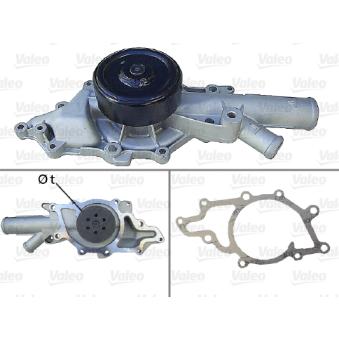 Pompe à eau VALEO 506831 pour HONDA ACCORD E 220 CDI - 150cv