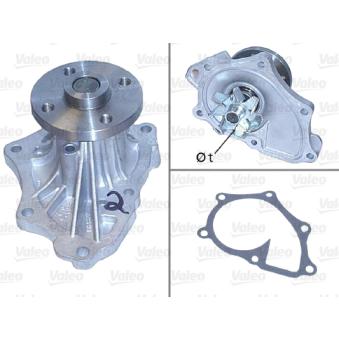 Pompe à eau VALEO 506843 pour FIAT 500 2.4 - 170cv