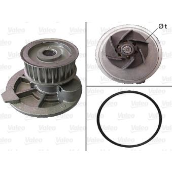 Pompe à eau VALEO 506856 pour OPEL SINTRA 2.2 i 16V - 141cv
