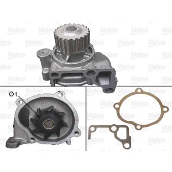 Pompe à eau VALEO 506880 pour FORD TRANSIT E2200 - 64cv