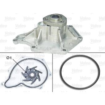 Pompe à eau VALEO 506911 pour AUDI A6 2.7 TDI quattro - 180cv