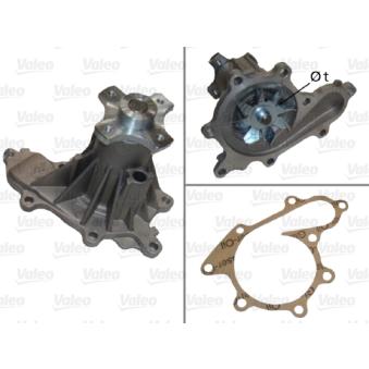 Pompe à eau VALEO 506927 pour NISSAN NT400 CABSTAR 35.14. 45.14 - 136cv