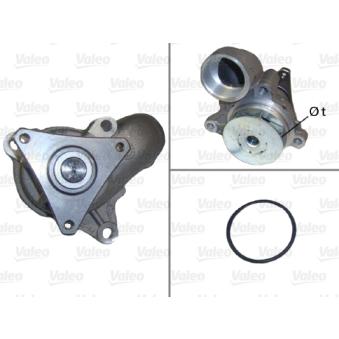 Pompe à eau VALEO 506976 pour HYUNDAI GETZ 1.5 CRDi GLS - 102cv