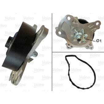 Pompe à eau VALEO OEM 1610039466 Pompe à eau VALEO OEM 1610039466