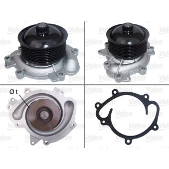 Pompe à eau VALEO 506987 pour MERCEDES-BENZ CLASSE E E 280 CDI - 190cv