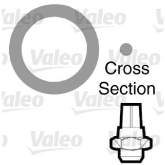 Joint d'étanchéification, conduite de réfrigérant VALEO OEM JUU10110