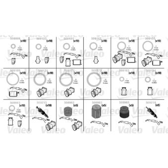 Jeu de joints de climatisation VALEO [509204]