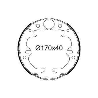 Jeu de mâchoires de frein VALEO OEM 4655020050