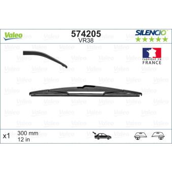 Balai d'essuie-glace VALEO 574205 pour HYUNDAI SATELLITE 2.0 CD - 110cv